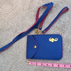Blue and pink Top It Off wristlet